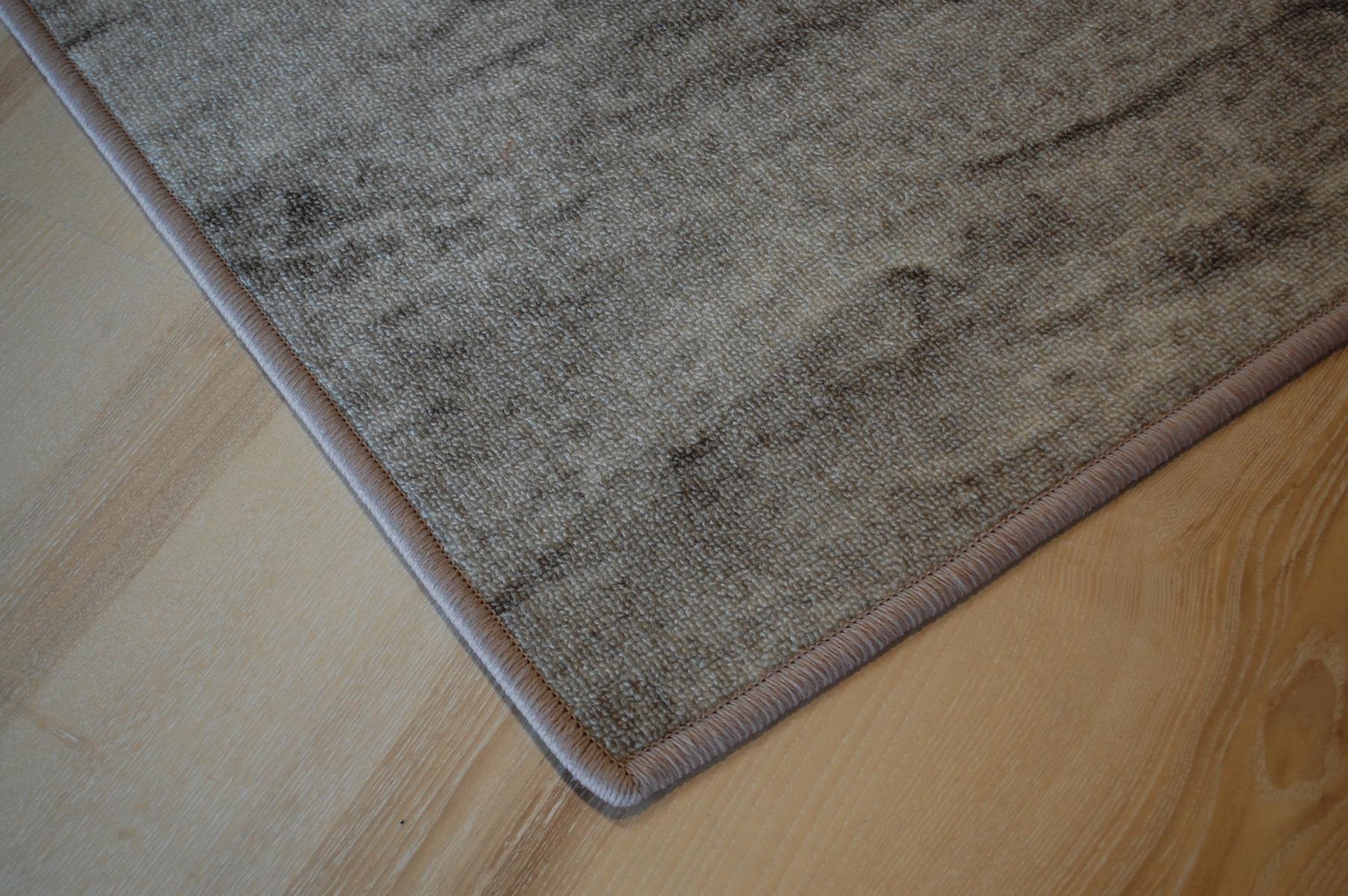 Teppich Holz Muster holzoptik meliert beige grau - verschiedene Größen